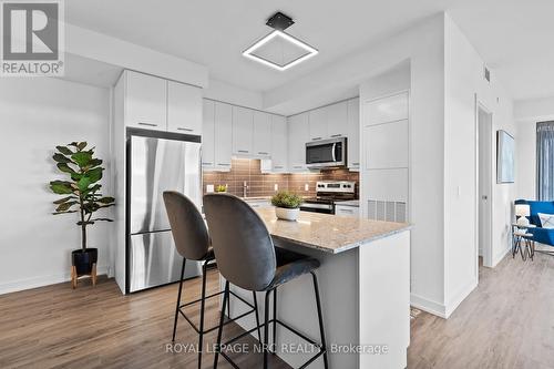 Unit 1611 - 385 Winston Road, Grimsby, ON - Indoor Photo Showing Kitchen With Stainless Steel Kitchen