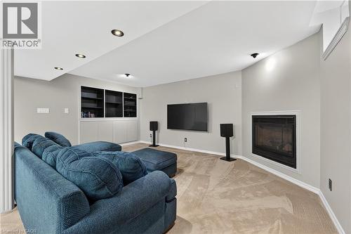 51 Hickory Crescent, Grimsby, ON - Indoor Photo Showing Living Room With Fireplace