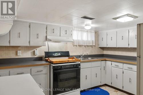 Lower Kitchen - 11 Cleveland Street, Thorold (Thorold Downtown), ON - Indoor Photo Showing Kitchen With Double Sink