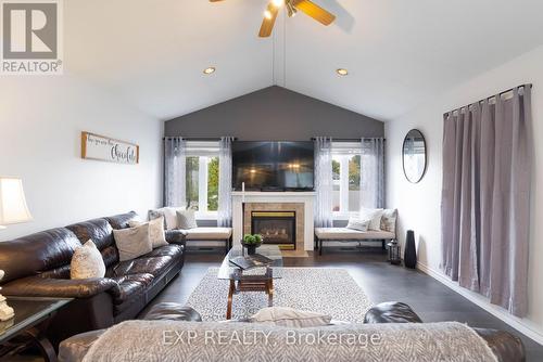Living Room - 8 Pardo Court, Scugog, ON - Indoor Photo Showing Living Room With Fireplace