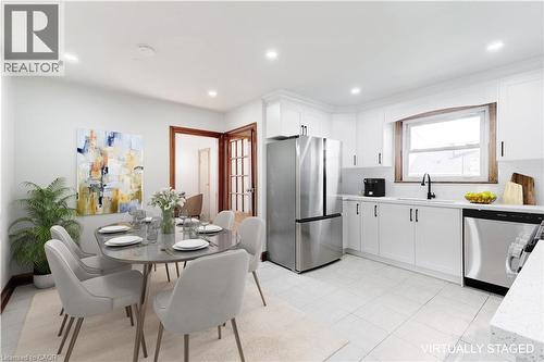 Staged Kitchen - 662 Harriet Street Unit# Upper, Welland, ON - Indoor