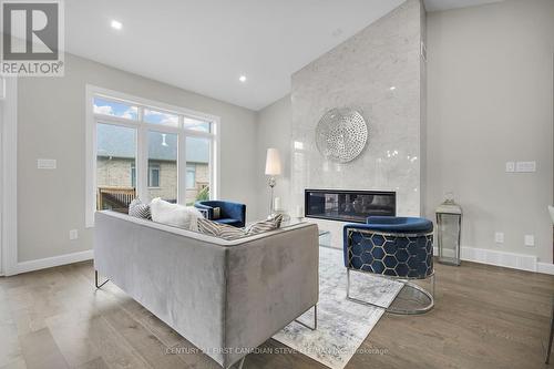 2662 Buroak Drive, London North (North S), ON - Indoor With Fireplace