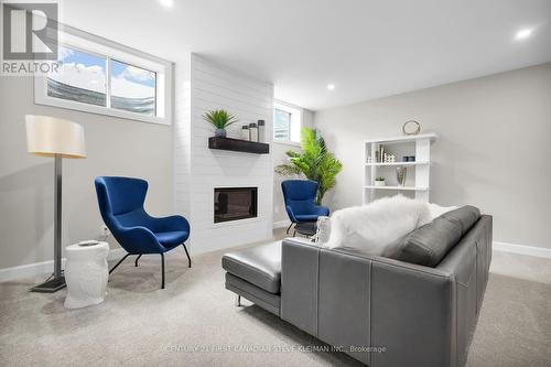 2662 Buroak Drive, London North (North S), ON - Indoor With Fireplace