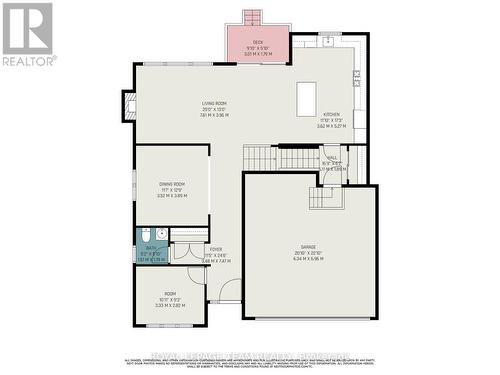 Main Floor Layout - 659 Parkview Terrace, Russell, ON - Other