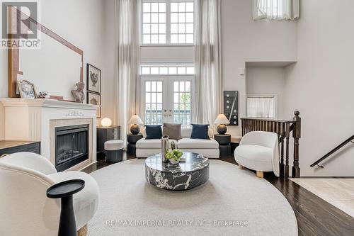 21 Mackenzie'S Stand Avenue, Markham, ON - Indoor Photo Showing Living Room With Fireplace