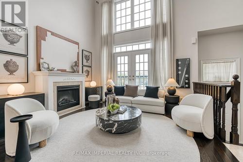 21 Mackenzie'S Stand Avenue, Markham, ON - Indoor Photo Showing Living Room With Fireplace