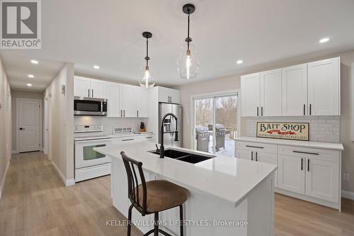 18 Hawthorn Crescent, North Middlesex (Nairn), ON - Indoor Photo Showing Kitchen With Double Sink