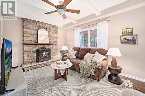 7 Judy Court, Markham (Markham Village), ON - Indoor Photo Showing Living Room With Fireplace