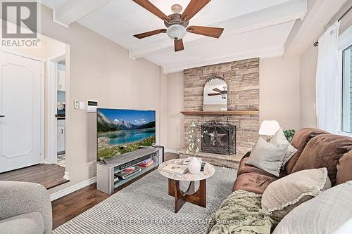 7 Judy Court, Markham (Markham Village), ON - Indoor Photo Showing Living Room With Fireplace
