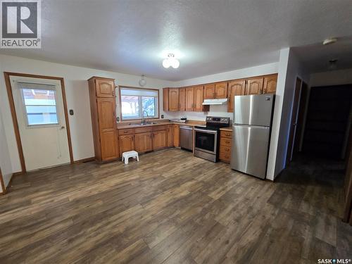 106 Alexander Bay, Kipling, SK - Indoor Photo Showing Kitchen With Double Sink