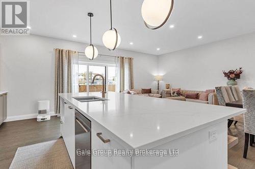 602 - 361 Quarter Town Line, Tillsonburg, ON - Indoor Photo Showing Kitchen With Double Sink