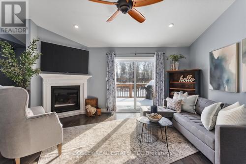 725 Concession 3 Road W, Trent Hills, ON - Indoor Photo Showing Living Room With Fireplace