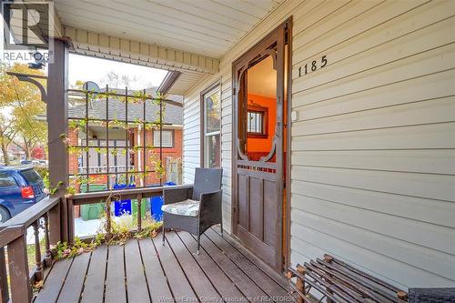 1185 Wigle Avenue, Windsor, ON - Outdoor With Deck Patio Veranda With Exterior