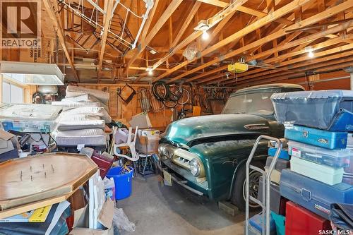 23 John East Avenue, Saskatoon, SK - Indoor Photo Showing Garage