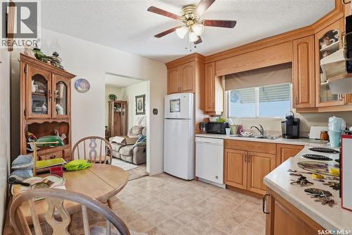 23 John East Avenue, Saskatoon, SK - Indoor Photo Showing Kitchen With Double Sink
