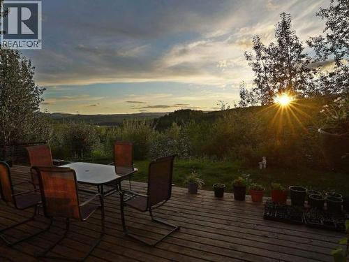 148 & 150 Dawson Drive, Faro, YT - Outdoor With Deck Patio Veranda With View