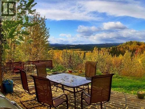 148 & 150 Dawson Drive, Faro, YT - Outdoor With Deck Patio Veranda With View