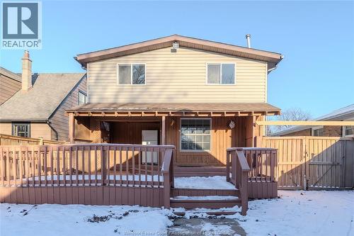 1769 Balfour Boulevard, Windsor, ON - Outdoor With Deck Patio Veranda With Exterior