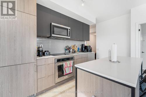 215 - 215 Lakeshore Road W, Mississauga, ON - Indoor Photo Showing Kitchen
