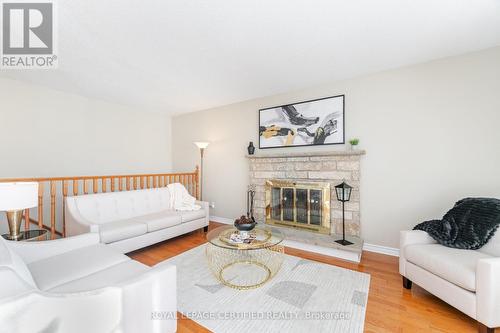 6789 Shelter Bay Road, Mississauga, ON - Indoor Photo Showing Living Room With Fireplace