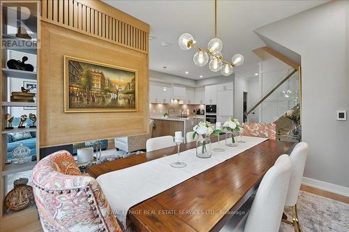 An Ideal Setting for Elegant Dinner Parties - 108 - 2489 Taunton Road, Oakville, ON - Indoor Photo Showing Dining Room