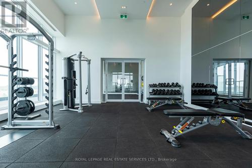 Residents Enjoy an Array of Resort-Like Amenities - 108 - 2489 Taunton Road, Oakville, ON - Indoor Photo Showing Gym Room