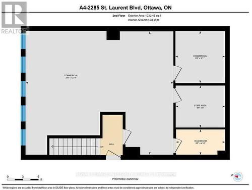 2nd floor - A4 - 2285 St Laurent Boulevard, Ottawa, ON 