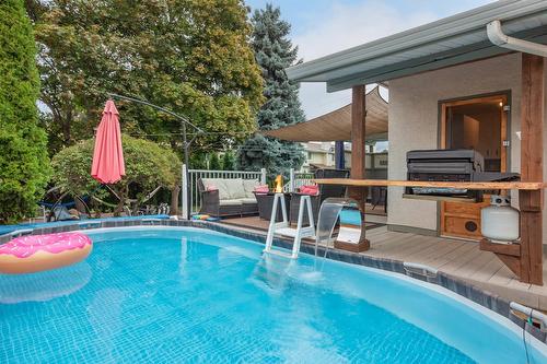 280 Mugford Road, Kelowna, BC - Outdoor With In Ground Pool With Deck Patio Veranda