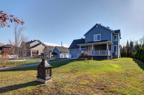Backyard - 10 Rue De La Pointe-Aux-Bleuets, Fossambault-Sur-Le-Lac, QC - Outdoor With Deck Patio Veranda