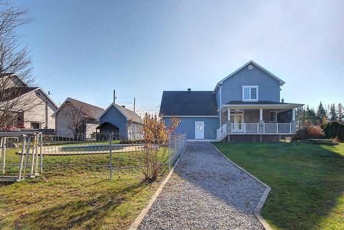 Backyard - 10 Rue De La Pointe-Aux-Bleuets, Fossambault-Sur-Le-Lac, QC - Outdoor With Deck Patio Veranda