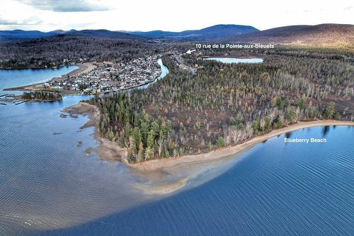 Aerial photo - 10 Rue De La Pointe-Aux-Bleuets, Fossambault-Sur-Le-Lac, QC - Outdoor With Body Of Water With View
