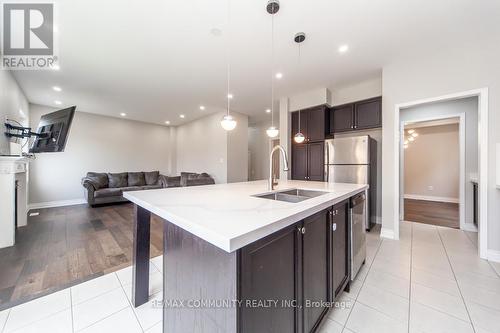 24 Raithby Crescent, Ajax, ON - Indoor Photo Showing Kitchen With Double Sink With Upgraded Kitchen