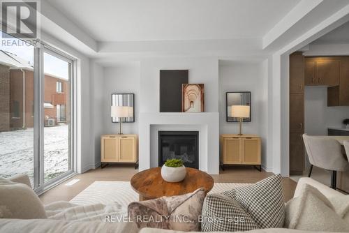 1358 Fourth Line, Milton, ON - Indoor Photo Showing Living Room With Fireplace