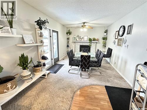 1015 Wyllie Crescent, Prince Albert, SK - Indoor With Fireplace