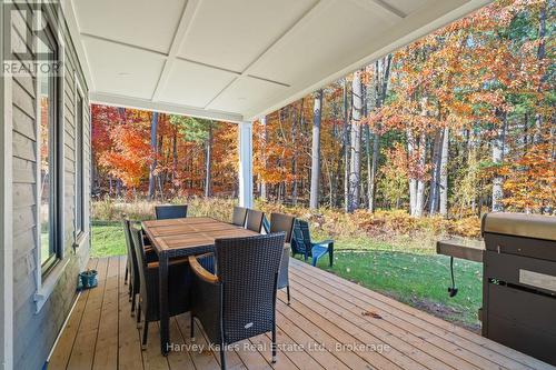 Covered deck - 15 - 2054 Peninsula Road, Muskoka Lakes (Medora), ON -  With Deck Patio Veranda With Exterior