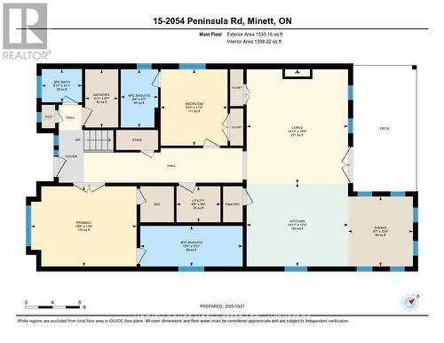 Floor plan - main floor - 15 - 2054 Peninsula Road, Muskoka Lakes (Medora), ON - Other