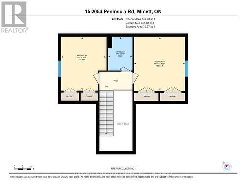 Floor plan - upper level - 15 - 2054 Peninsula Road, Muskoka Lakes (Medora), ON - Other