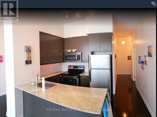 408 - 365 Prince Of Wales Drive, Mississauga, ON - Indoor Photo Showing Kitchen With Stainless Steel Kitchen