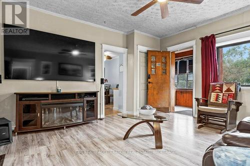 108 Dundas Street, Deseronto (Deseronto (Town)), ON - Indoor Photo Showing Living Room With Fireplace