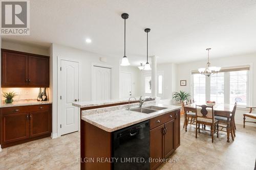 7 Circlewood Drive, St. Thomas, ON - Indoor Photo Showing Kitchen With Double Sink