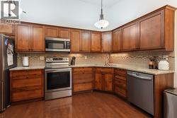 Updated kitchen with vaulted ceilings - 