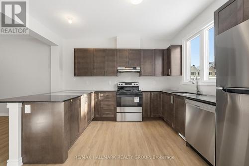 216 Ryan Reynolds Way, Ottawa, ON - Indoor Photo Showing Kitchen With Stainless Steel Kitchen With Upgraded Kitchen