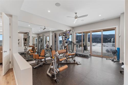 608 Mt Ida Crescent, Coldstream, BC - Indoor Photo Showing Gym Room