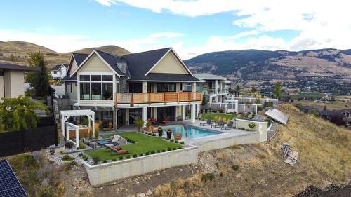 608 Mt Ida Crescent, Coldstream, BC - Outdoor With In Ground Pool