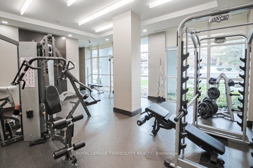 411-275 Yorkland Road, Toronto, ON - Indoor Photo Showing Gym Room