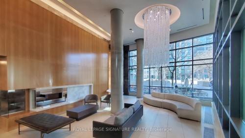 3403-215 Fort York Boulevard, Toronto, ON - Indoor With Fireplace