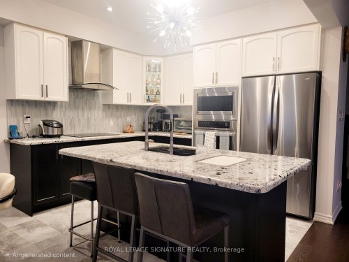 24 Kneale Street, Brantford, ON - Indoor Photo Showing Kitchen With Double Sink With Upgraded Kitchen