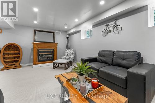 208 Glen Oak Drive, Oakville, ON - Indoor With Fireplace