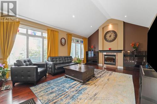 32 Pennsylvania Crescent, Kitchener, ON - Indoor Photo Showing Living Room With Fireplace