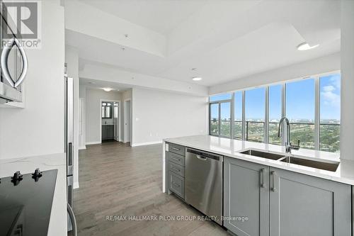 3907 - 805 Carling Avenue, Ottawa, ON - Indoor Photo Showing Kitchen With Double Sink